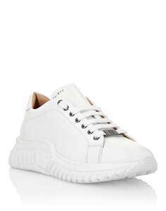 КРОССОВКИ LO-TOP SUPERSONIC Philipp Plein, белый