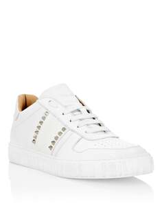 Кроссовки Lo-Top с шипами Philipp Plein, белый