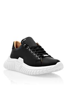 КРОССОВКИ LO-TOP SUPERSONIC Philipp Plein, черный