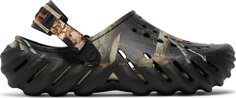 Кроссовки Realtree x Echo Clog Edge Camo - Black, черный Crocs