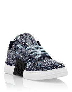 Кроссовки Super Street Lo-Top с узором пейсли Philipp Plein, цвет Dark Blue