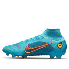 Кроссовки mercurial superfly 8 elite fg Nike, синий