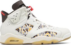 Кроссовки Air Jordan 6 Retro Quai 54 - Sail Gum, кремовый