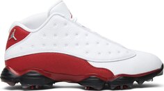 Бутсы Air Jordan 13 Low Golf University Red, белый