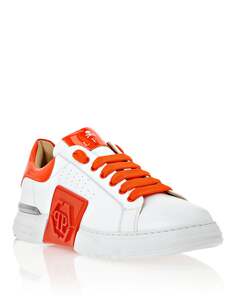 НИЗКИЕ КРОССОВКИ PHANTOM KICK$ Philipp Plein, оранжевый
