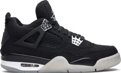 Кроссовки Eminem x Carhartt x Air Jordan 4 Black Chrome, черный