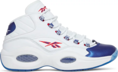Кроссовки question mid blue toe 2022 Reebok, белый
