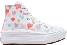 Кроссовки Converse Chuck Taylor All Star Move High PS Always On Hearts, белый