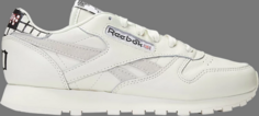 Кроссовки asap nast x classic leather chalk friends & family Reebok, белый