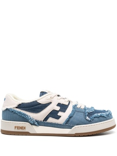 Джинсовые кроссовки Fendi Match FENDI, синий