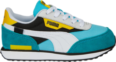 Кроссовки Puma Future Rider Play On Little Kid Blue Atoll, синий