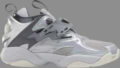 Кроссовки juun j x pump court cold grey metallic Reebok, серый