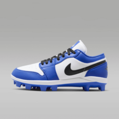 Бутсы Jordan 1 Retro MCS Low, цвет Game Royal/White/Black