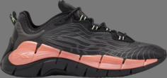 Кроссовки zig kinetica 2 black orange flare Reebok, черный