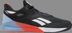 Кроссовки nano 10 black vivid orange Reebok, черный
