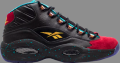 Кроссовки question mid burn rubber Reebok, черный
