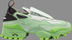 Кроссовки pyer moss x experiment 4 trail fury grass is greener Reebok, зеленый