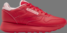 Кроссовки classic leather sp big kid vector red pink glow Reebok, красный