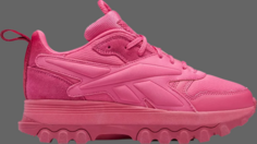 Кроссовки cardi b x classic leather v2 big kid pink fusion Reebok, розовый