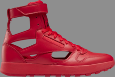 Кроссовки maison margiela x classic leather tabi high vector red Reebok, красный