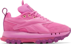 Кроссовки cardi b x wmns classic leather v2 ultraberry aubergine Reebok, фиолетовый