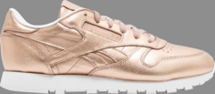Кроссовки wmns classic leather melted metal Reebok, розовый