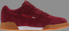 Кроссовки workout plus mu collegiate burgundy Reebok, красный