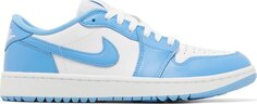 Бутсы Air Jordan 1 Low Golf UNC, белый