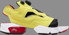 Лимитированные сандали wmns instapump fury sandal steel Reebok, желтый
