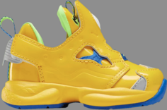 Кроссовки illuminations minions x versa pump fury toddler minions Reebok, желтый