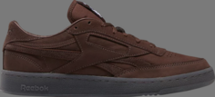 Кроссовки adsum x club c revenge plus dark brown Reebok, коричневый