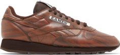 Кроссовки eames office x classic leather rosewood Reebok, коричневый