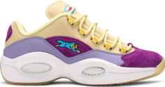 Кроссовки bbc ice cream x question low yellow lilac glow Reebok, многоцветный