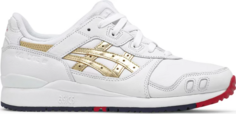 Кроссовки kith x gel lyte 3 og tokyo trio pack - super gold Asics, белый