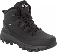 Зимние уличные ботинки Jack Wolfskin "EVERQUEST TEXAPORE MID M", водонепроницаемые и согревающие, черный