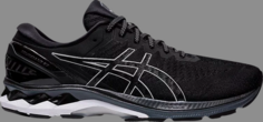 Кроссовки gel kayano 27 black silver Asics, черный
