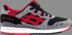 Кроссовки gel lyte iii fiery red Asics, черный
