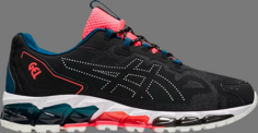 Кроссовки gel quantum 360 6 black classic red Asics, черный