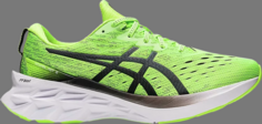 Кроссовки novablast 2 hazard green Asics, зеленый