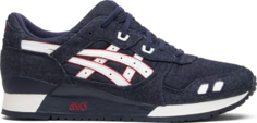 Кроссовки ronnie fieg x gel lyte 3 selvedge denim Asics, синий