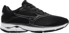 Кроссовки Wave Rider 23 SW Black White, черный Mizuno