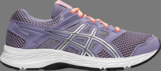 Кроссовки contend 5 gs ash rock silver Asics, фиолетовый