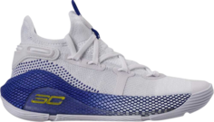 Кроссовки Under Armour Curry 6 GS Dub Nation, белый