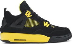 Кроссовки Air Jordan 4 Retro GS Thunder 2012, черный