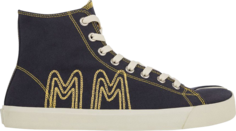 Кроссовки Maison Margiela Tabi High MM Embroidered - Dark Blue Yellow, синий
