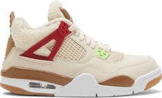 Кроссовки Air Jordan 4 Retro GS Wild Things, кремовый