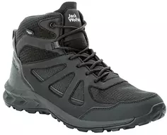 Кроссовки Jack Wolfskin "WOODLAND 2 TEXAPORE MID M", водонепроницаемые, черный