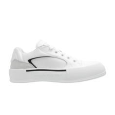 Кроссовки Alexander McQueen Skate Deck Plimsoll Low, белый/черный