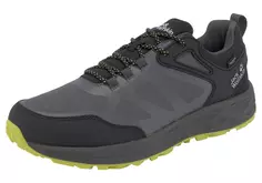 Кроссовки Jack Wolfskin "ATHLETIC HIKER TEXAPORE LOW M", водонепроницаемые, цвет Schwarz-Lime