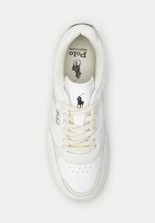 Кроссовки на шнуровке MASTERS SPORT LEATHER-SUEDE SNEAKER Ralph Lauren, белый